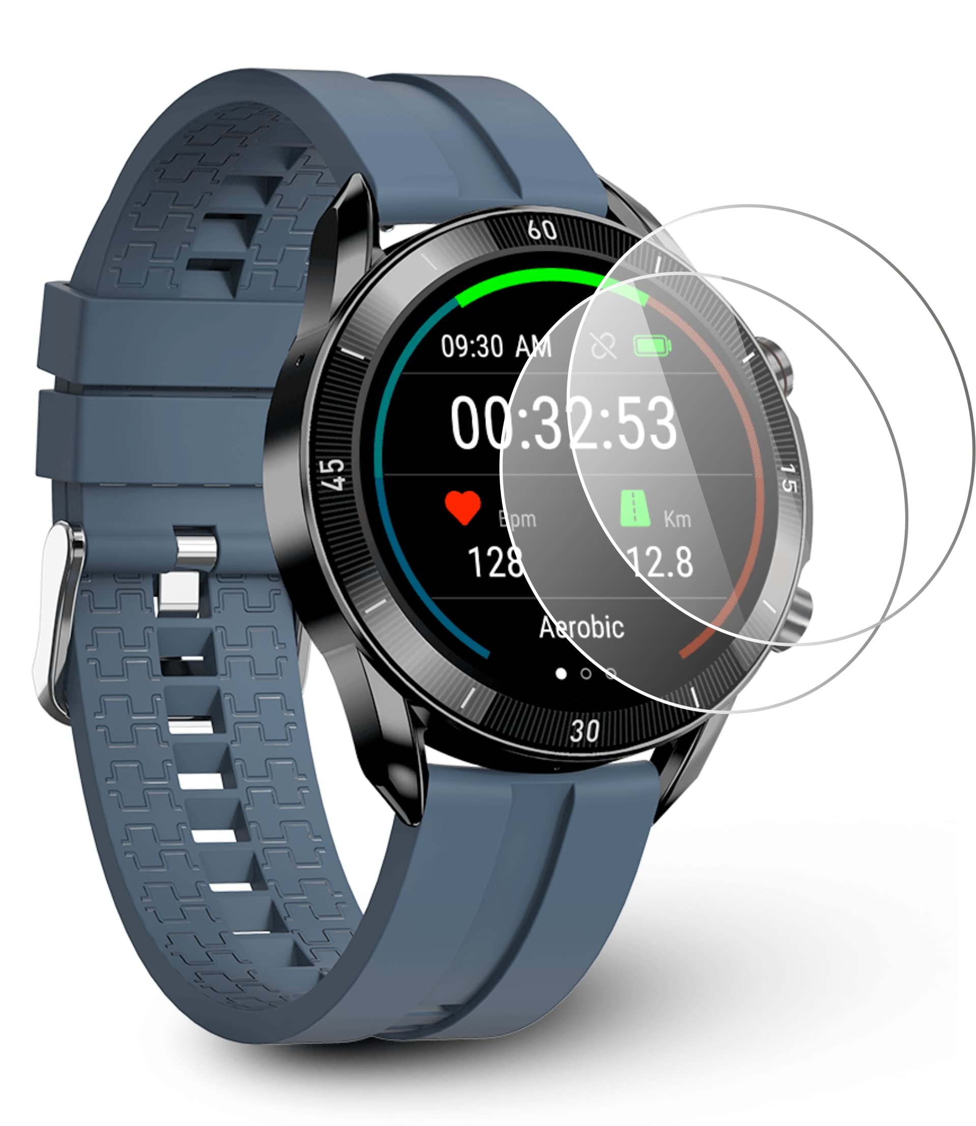 RGY Flexible TPU Screen Protector Guard Compatible with Fire Boltt Almighty SmartWatch (Not Tempered Glass) Clear - Pack of 2 (B09RMTMQWG) Amazon Price History, Amazon Price Tracker