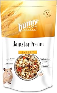Bunny Nature HamsterDream Expert Food - All Natural Mix for Syrian & Dwarf Hamsters with Mealworms - Supports Foraging & Digestion - No Pellets, 1.1 lbs