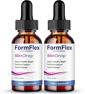 Form Flex SlimDrops, Official Form Flex SlimDrops Supplement Droppers - Maximum Strength, All Natural Keto Liquid Formula Sustain Active Lifestyle & Fitness Goals, Form Flex SlimDrops Reviews (2 Pack)