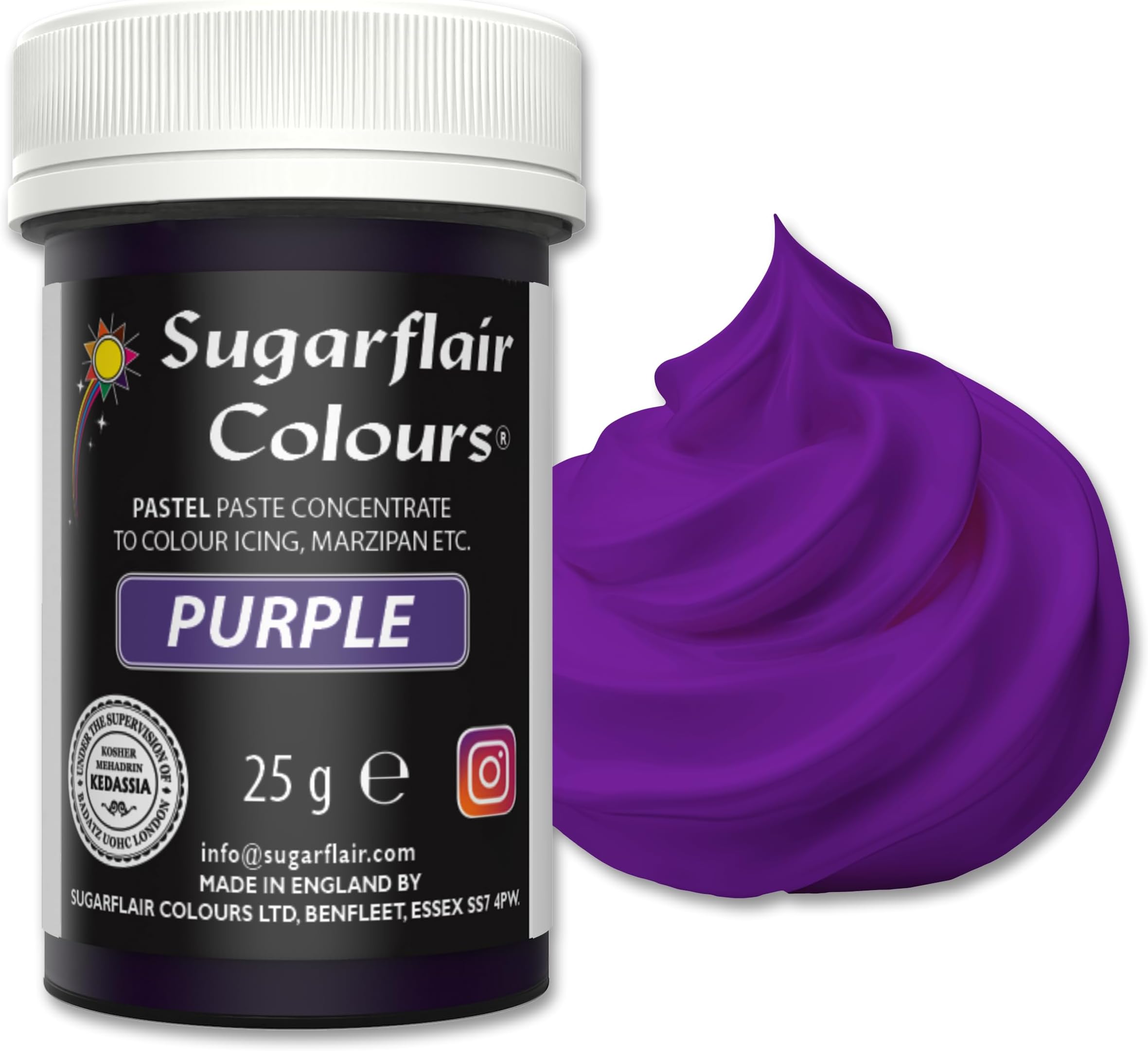 Sugarflair Paste Colour - Pastel Purple 25g