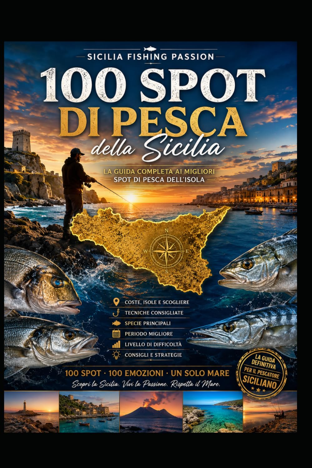 100 SPOT DA SOGNO IN SICILIA: Guida ai luoghi più affascinanti per la pesca sportiva