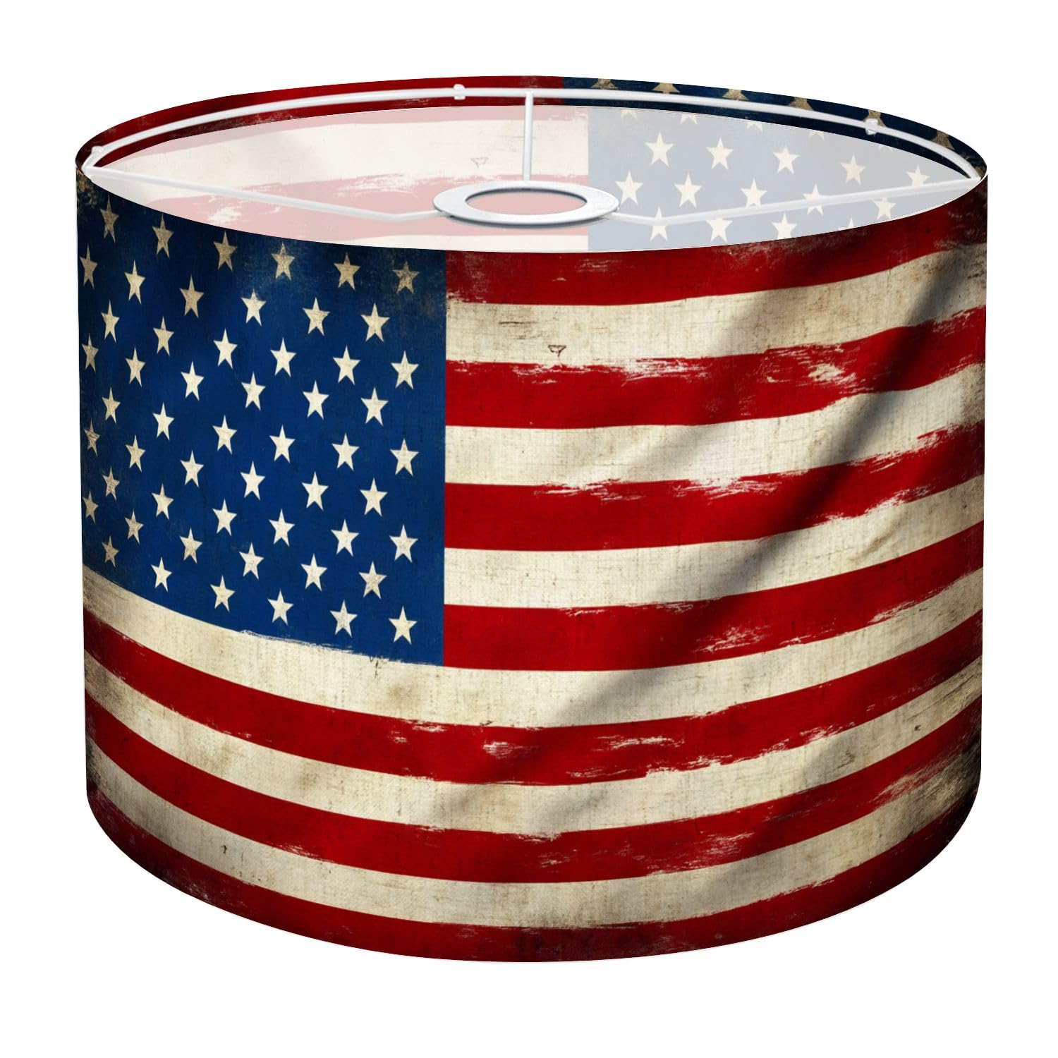 Lamp Shades American Flag Retro Grunge Stars Stripes Weathered