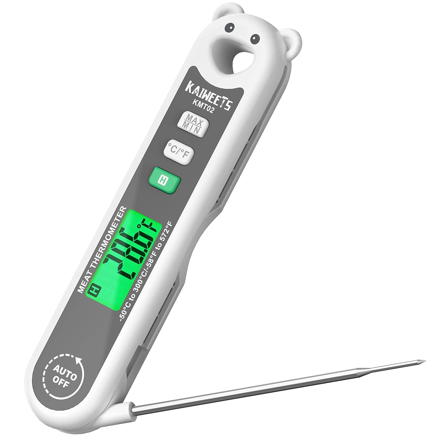 KAIWEETS Meat Thermometer Digital, Waterproof Instant Read Thermometer