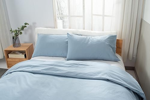 Miniatura 2 de Bedding Duvet Cover Set 100% Cotton Queen Size Breathable Durable Soft Comfy 3 PCS Comforter Cover Set with 1 Duvet Cover(90"x90") and 2 Pillow