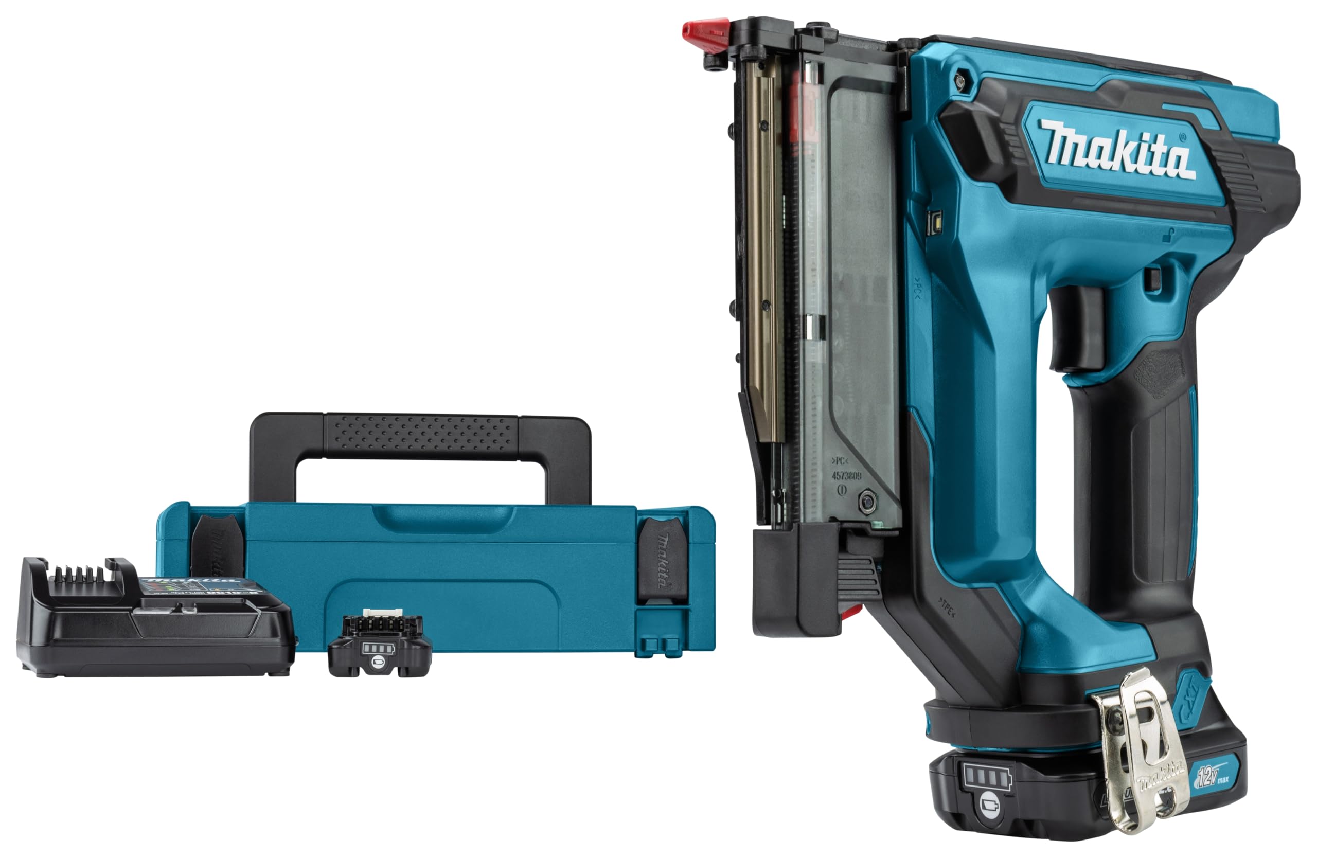 Makita PT354DSMJ, agrafeuse sans fil, 10,8 V, 4,0 Ah, coffret MAKPAC