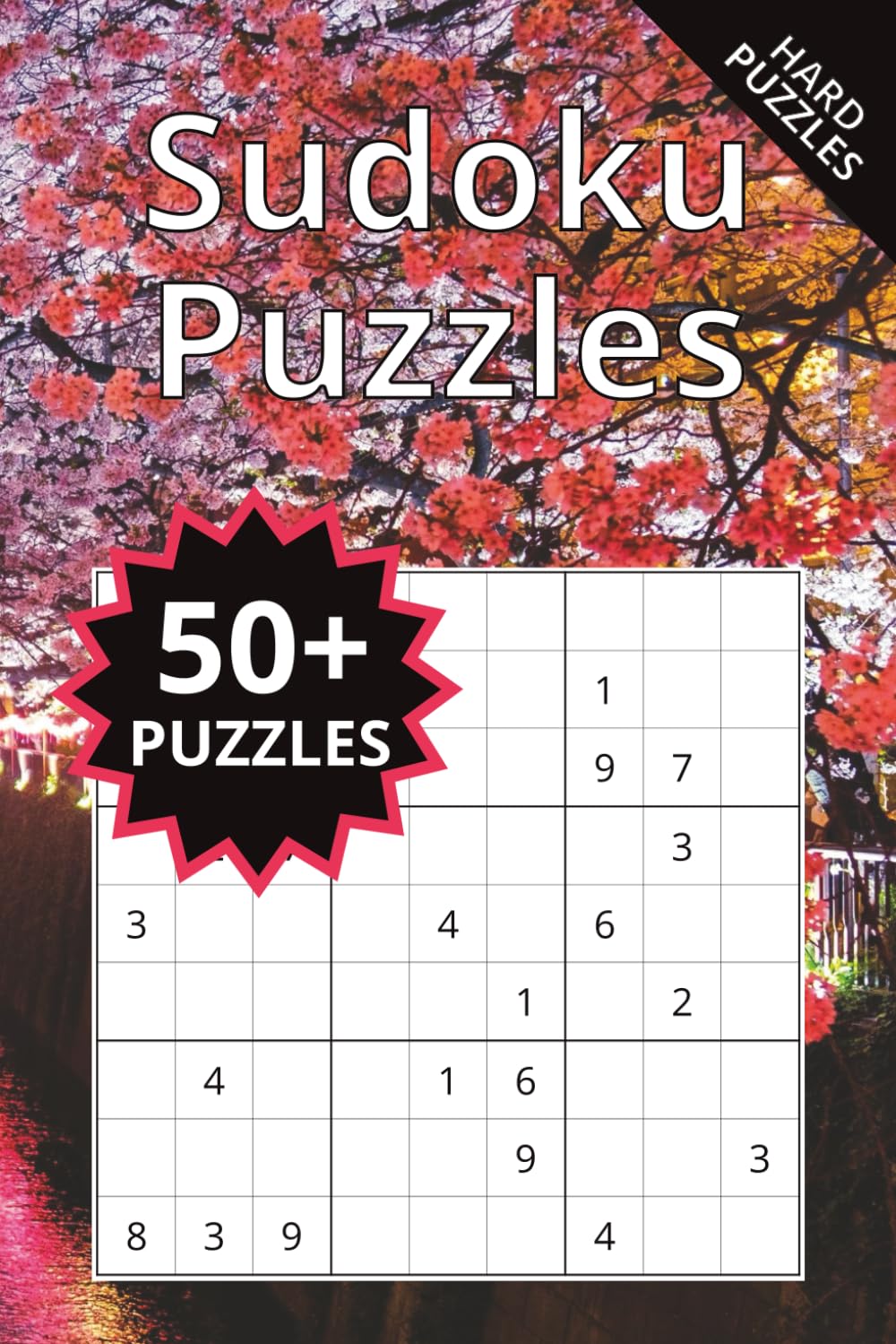 Sudoku Puzzles: Hard Sudoku Puzzles | 6x9 Inches | 120 Pages | 50+ Puzzles | Solutions Included