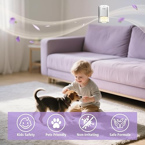 Miniatura 7 de Plug-In - Paquete de 8 repuestos para ambientador  Colección Nighttime Oi esencial de lavanda con gardenia, salvia, manzanilla, sándalo, compatible