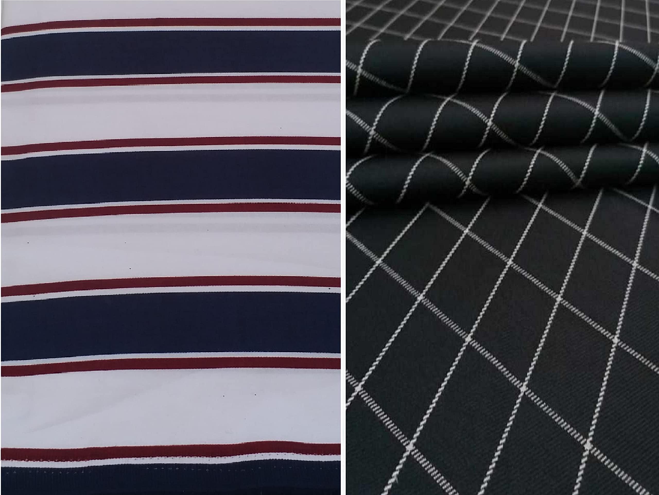Pri & Su CottLinns Combo of Giza Cotton Checkered Shirt 500074 & Trouser 90027-picture-27