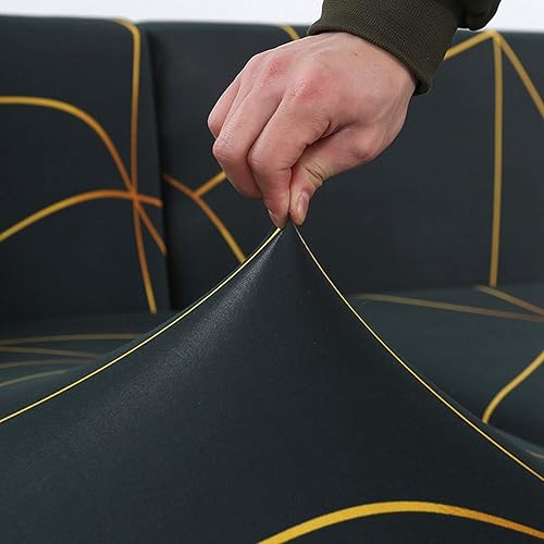 Miniatura 7 de Funda para sofá, funda elástica de fibra de poliéster, funda elástica suave, protector de muebles (persona de señal)