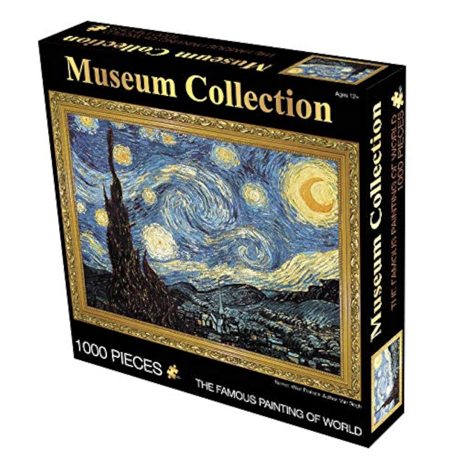 JP 1000 Pieces Jigsaw Puzzles Difficult and Challenge (Starry Night)