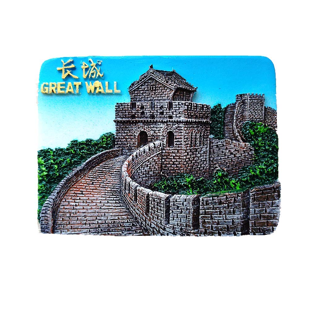 Muyu Magnet 28 3D Great Wall Beijing China Fridge Magnet Tourist Souvenir Gift, Home & Kitchen Decoration Magnetic Sticker Great Wall Beijing Refrigerator Magnet Collection