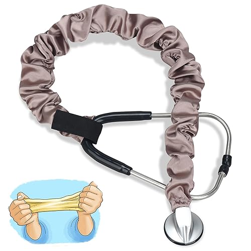 Miniatura 10 de ABAMERICA Funda elástica para estetoscopio Scrunchie, fundas elásticas y delgadas para estetoscopio de ajuste universal para todo tipo de B18 - 2