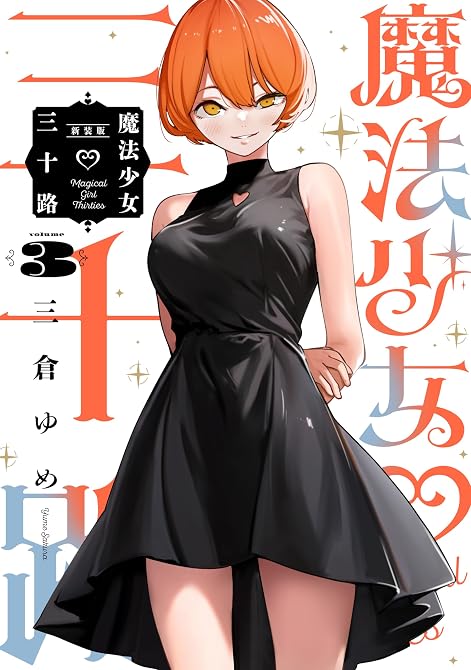 『魔法少女三十路・新装版(3)』の表紙イラスト 電子書籍 漫画