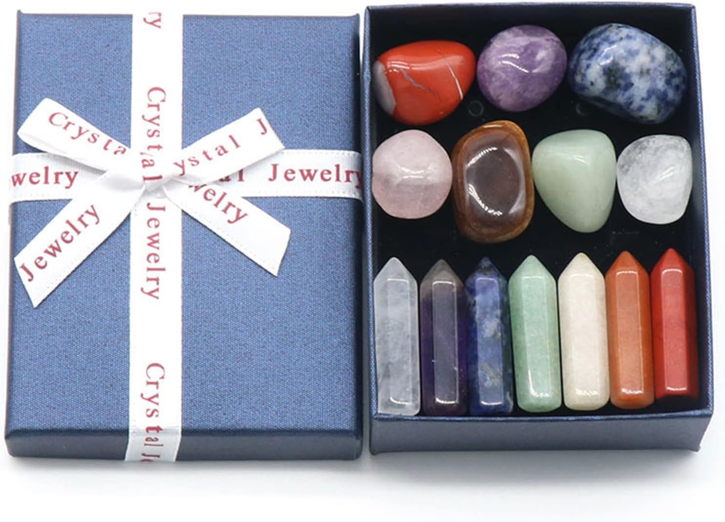 14PCS/Set Natural Stone Crystal Gemstones Energy Ore
