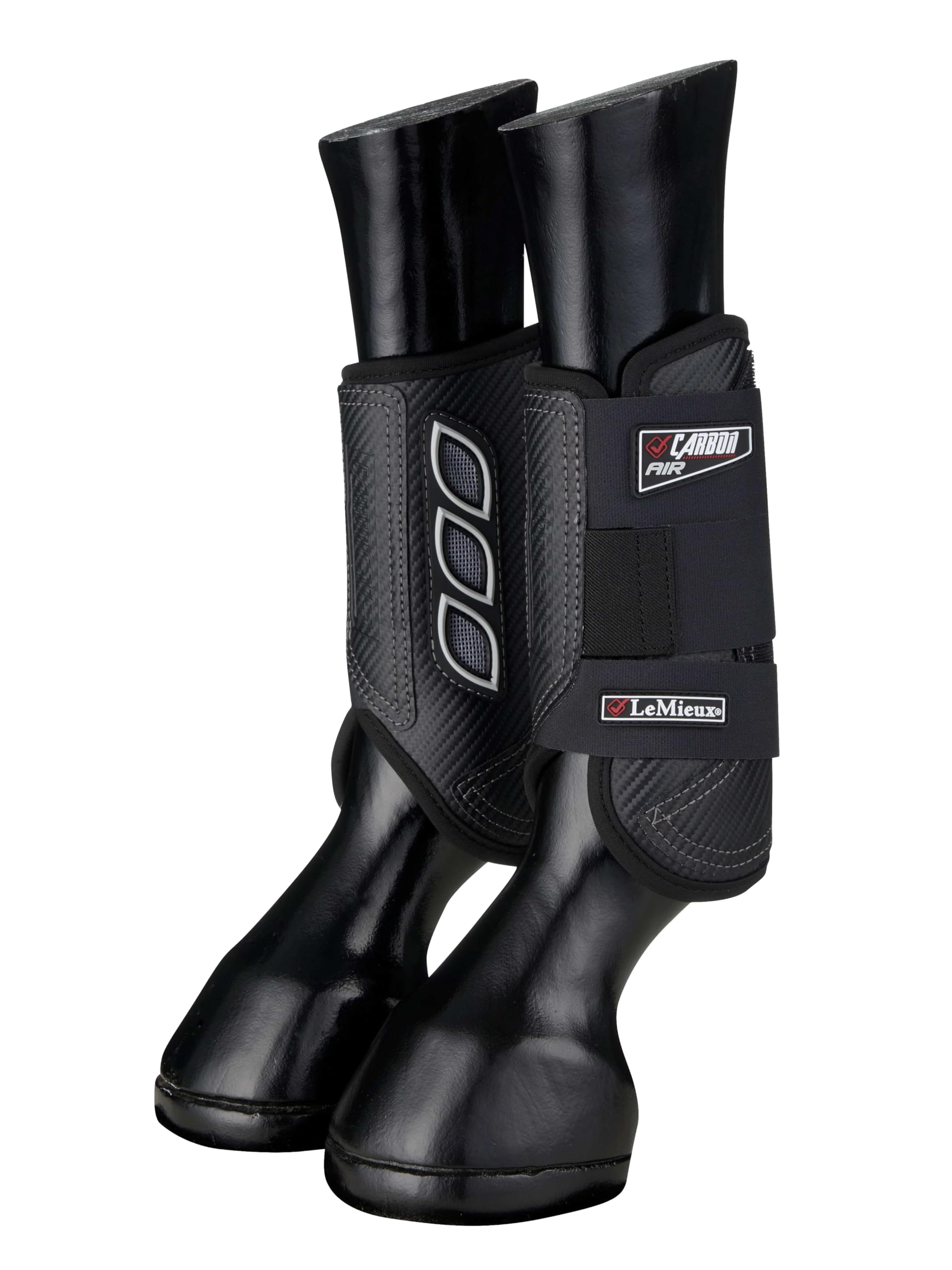 LeMieux Carbon Air XC Stivali Anteriore - Nero