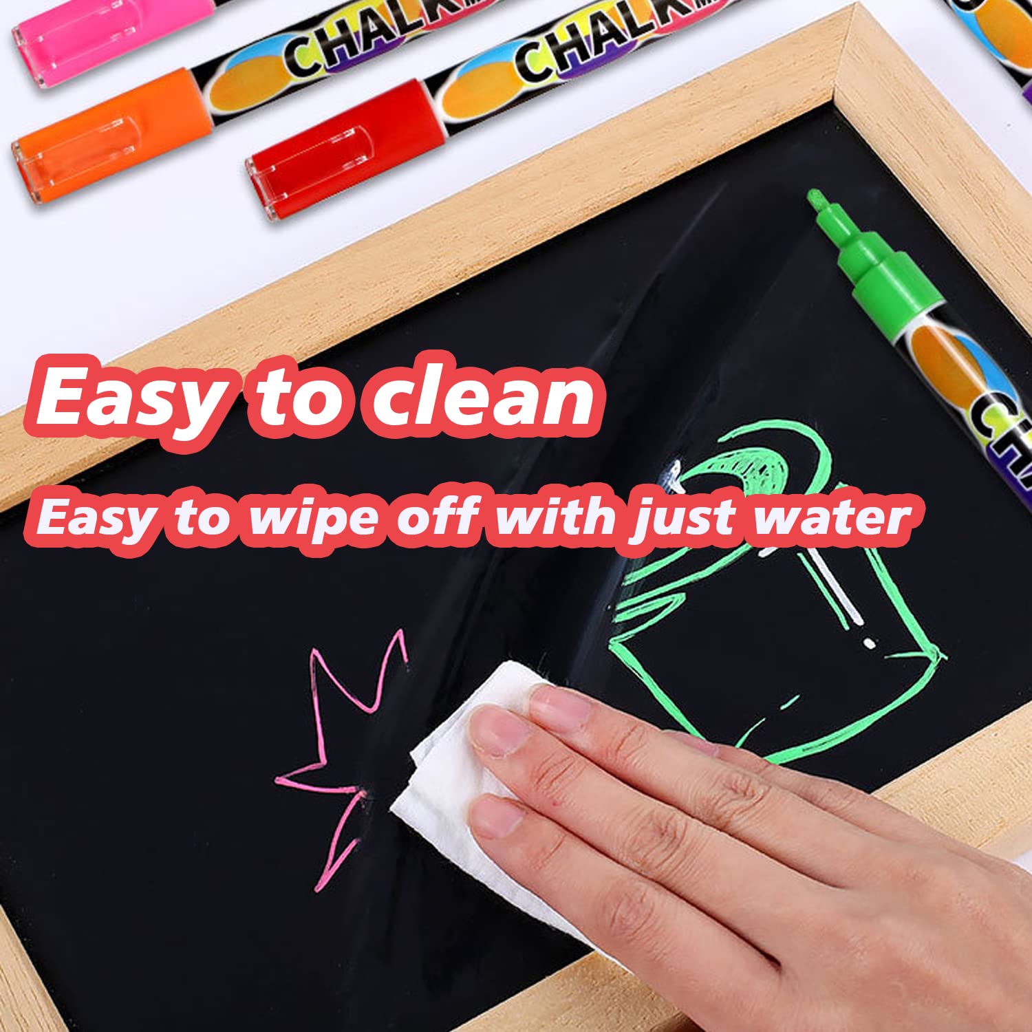 Acrylic Paint Removing Chalk Marker From Chalkboard Paint Macaron