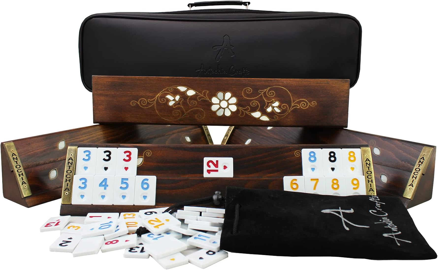 Antochia Crafts Rummy Tile Game Set - Turkish Okey