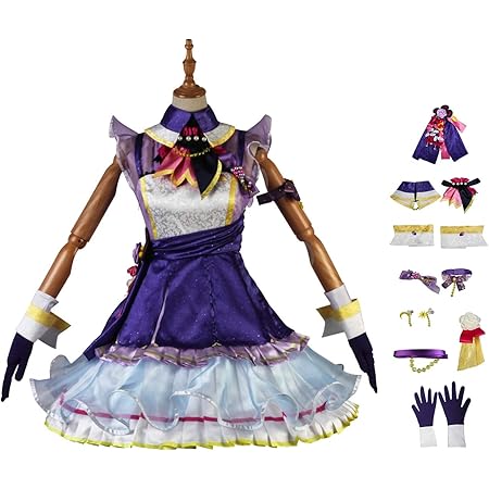 Amazon Mostfar コスプレ衣装 アイドルマスター ステラステージ The Idolm Ster Stella Stage 楽曲 Destiny Dlc専用衣装 運命の星 四条貴音 星井美希 仮装 変装 全セット アニメ コスチューム Cosplay 豪華版 コスプレ 仮装 通販