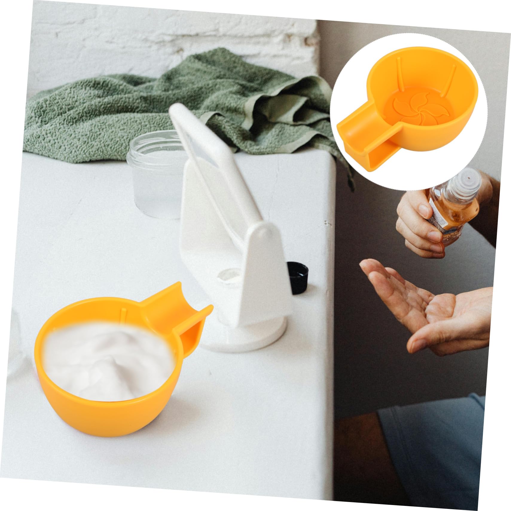 FRCOLOR 3 Piezas De Crema De Afeitar Cuenco Para Enjabonar Equipo De Afeitar Cuenco Pequeño De Plástico Para De Para Jabón Decorativo Para