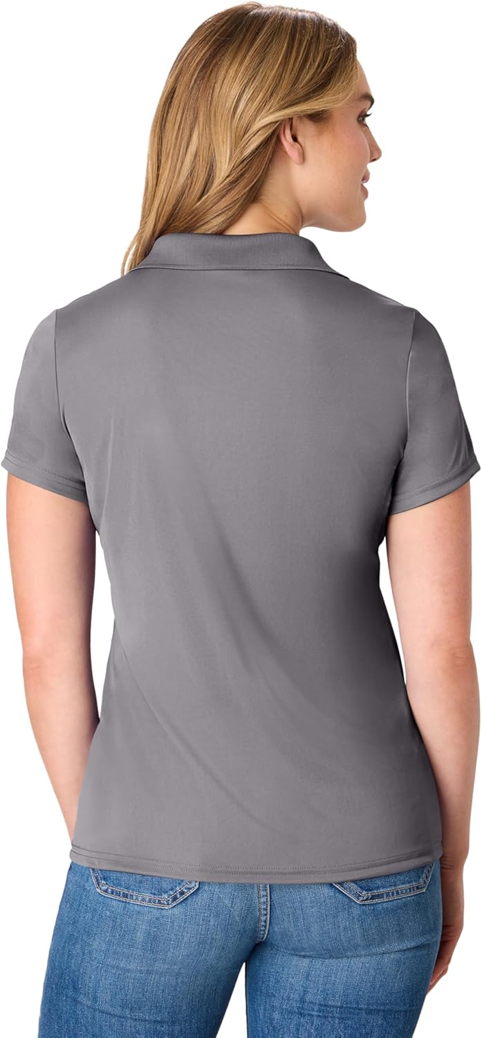 Hanes womens Performance Polo, Single or 3-Pack, Sport Cool DRI Moisture-Wicking Polo Shirt, 40+ UPF Protection - Image 2