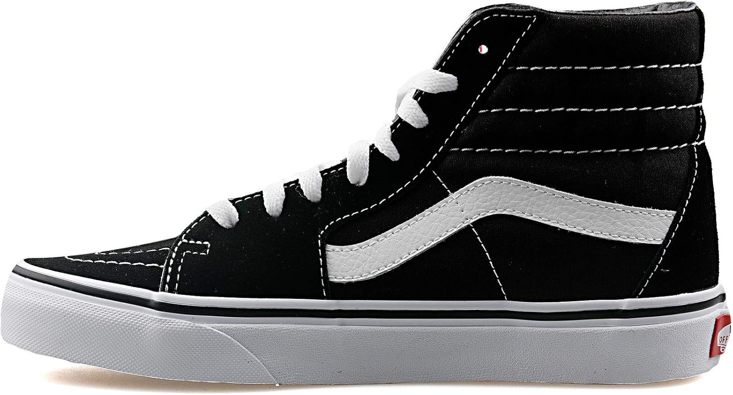 VANS Sk8-Hi Black/White Shoes - Image 5