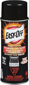 Easy Off BBQ Grill Cleaner Spray – Aerosol 400g – Fast Acting Spray Foam Formula for BBQ, Smoker and Grill Grates; Easily Wipe Clean Tough Grease and Burned-on Food