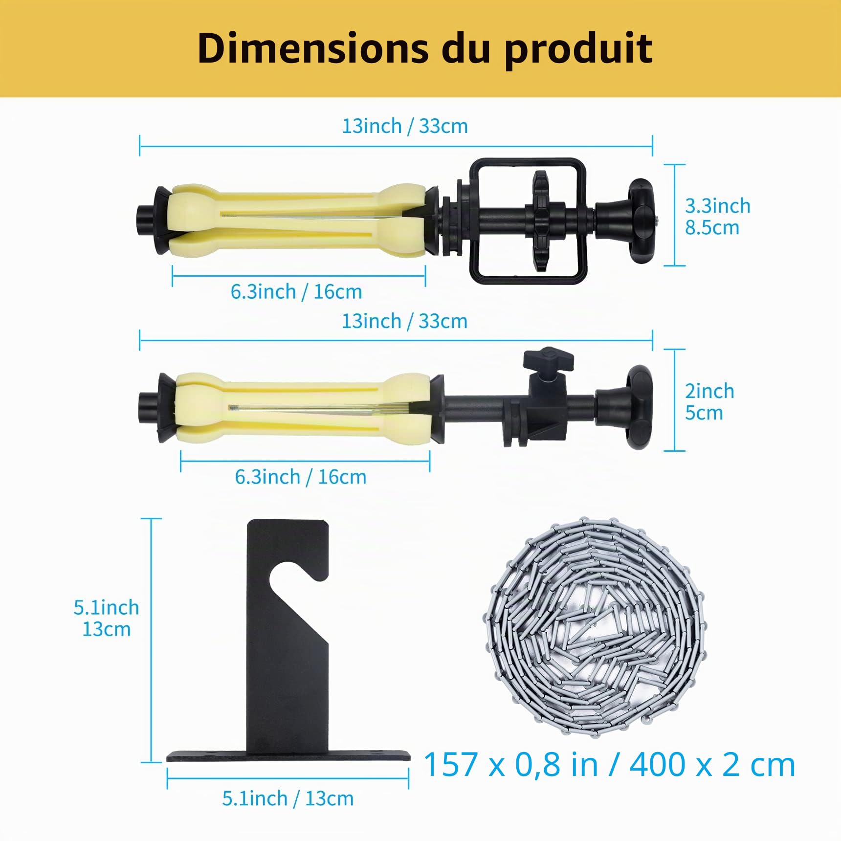 Selens 1 Rouleau de Supports muraux pour Studio Photo Système de Support