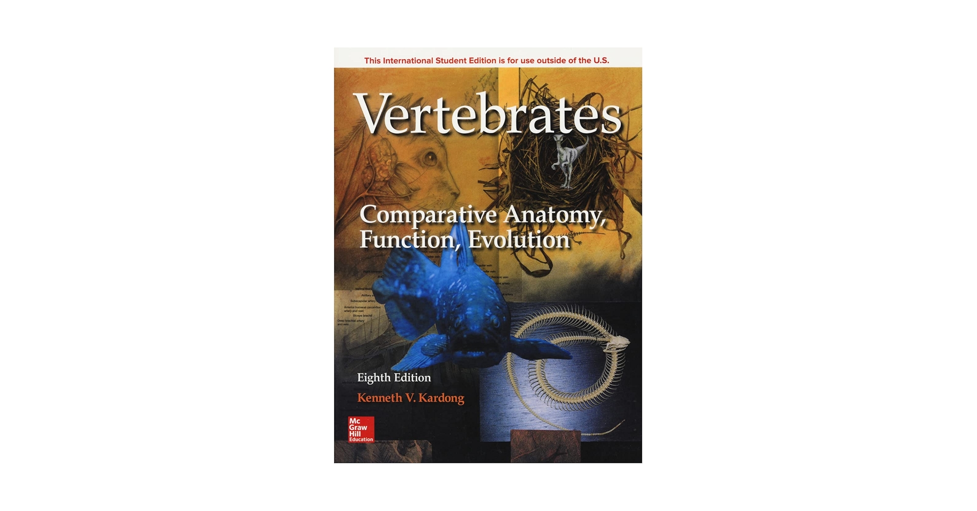 洋書　vertebrate anatomy Functional Anatomy of the Vertebrates: An Evolutionary