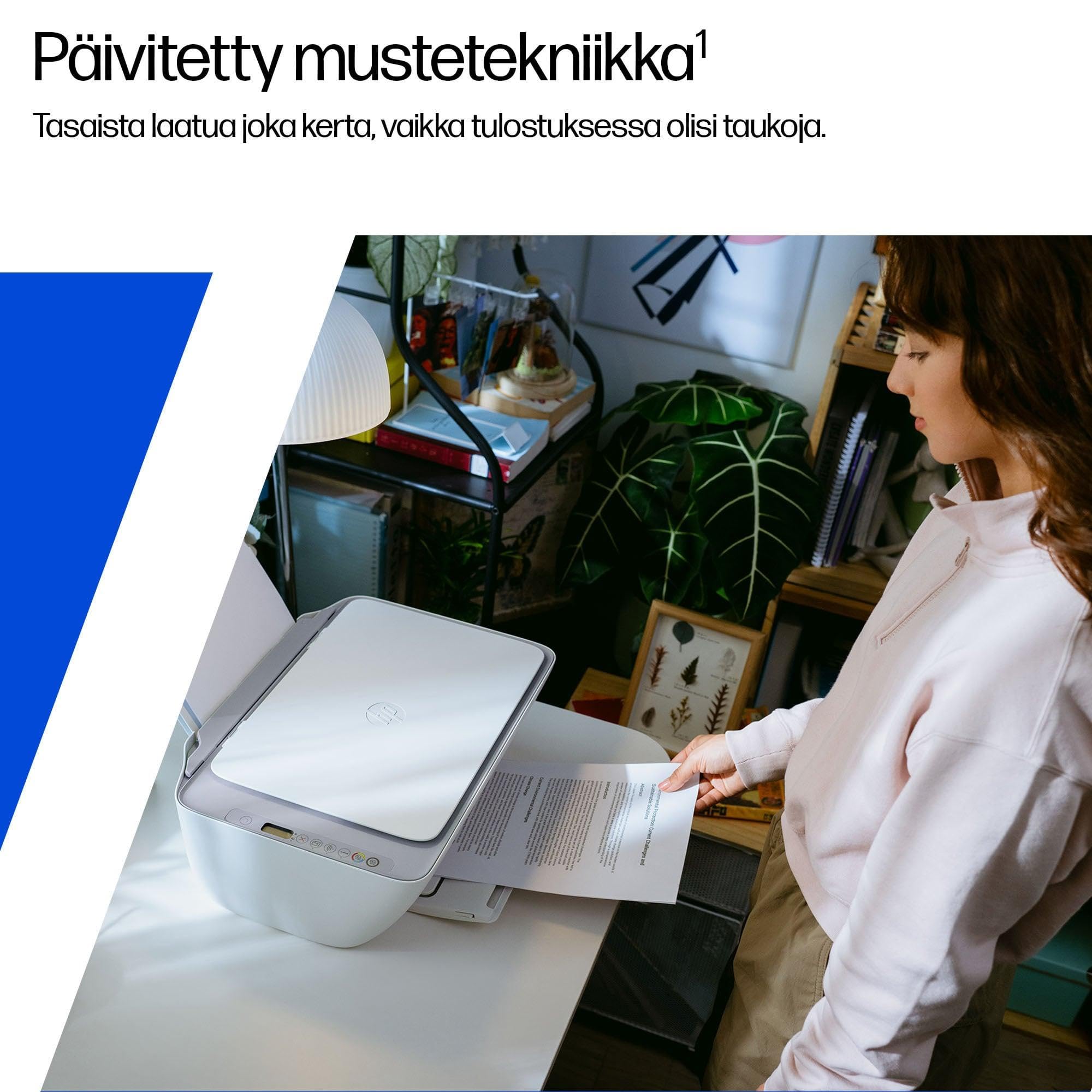 HP Impresora de inyección de tinta All-in-One DeskJet 2922 Wi-Fi, compatible con HP Instant Ink, copiar/Escanear/Imprimir para uso doméstico