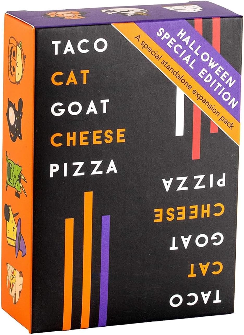 Dolphin Hat Games Taco Cat Goat Cheese Pizza - Halloween Edition Party Game for Kids and Adults - Party Favors, School Prize, Trick or Treat Gift, Ages 8+