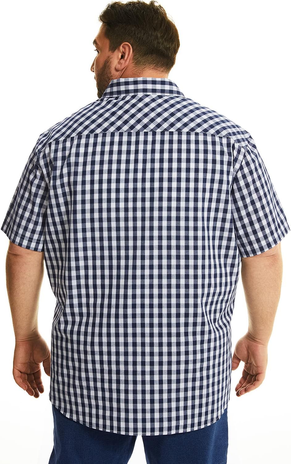 HOdo Big and Tall Mens Cotton Button Down Shirt 2XL-7XL - Image 4