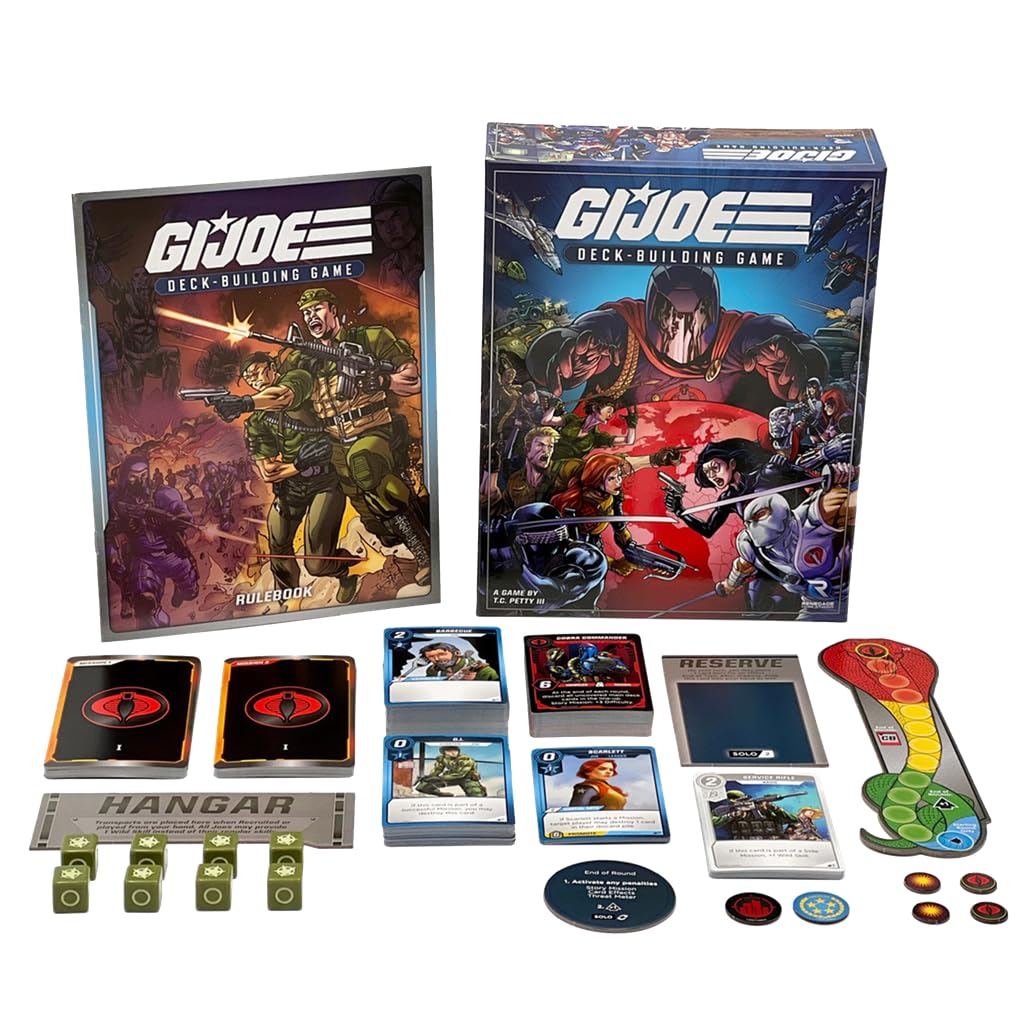G.I.Joe - Gioco di costruzione di mazzi, gioco da tavolo, a partire dai 14 anni, da 1 a 4 giocatori, 30-60 minuti per partita, spagnolo
