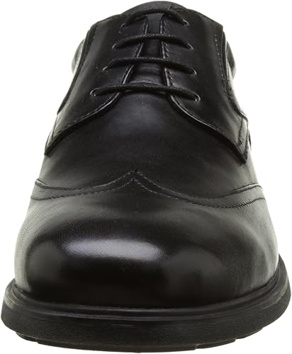 Geox Herren U Dublin C Derby - Atmungsaktive Lederschuhe Mit Komfortsohle