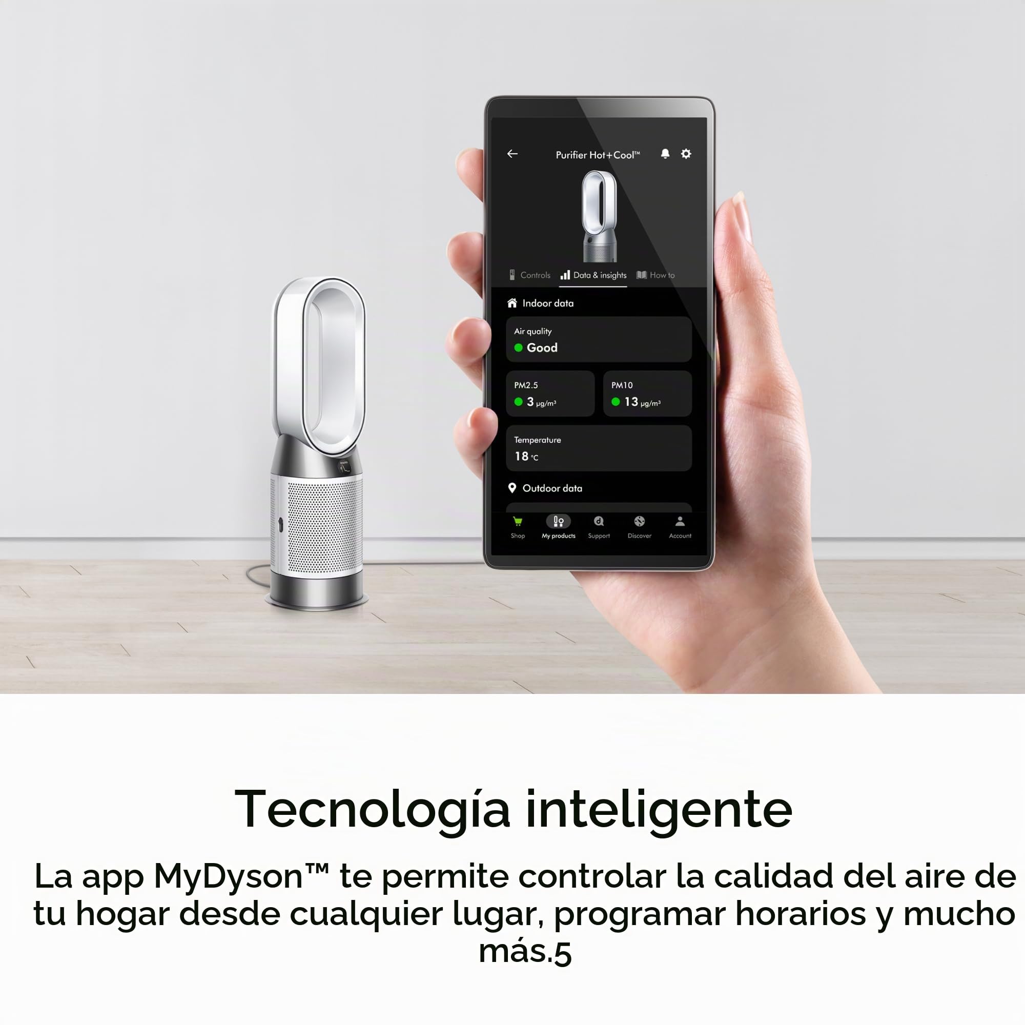 Dyson - Purificador caliente y fresco HP1