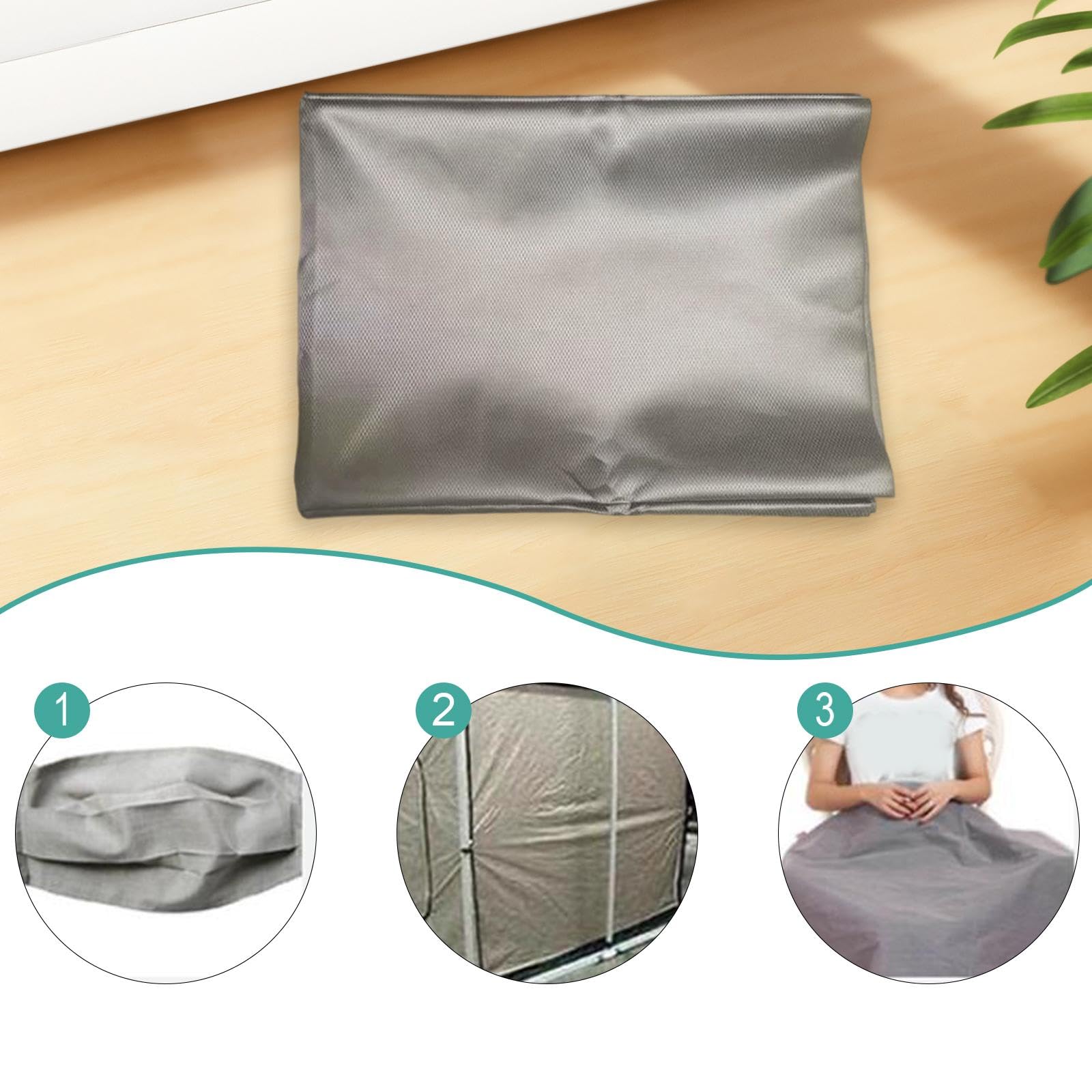 rockible Faraday-Stoff, Abschirmstoff für elektromagnetische, Anti-Strahlung, RF-Blockierstoff, L