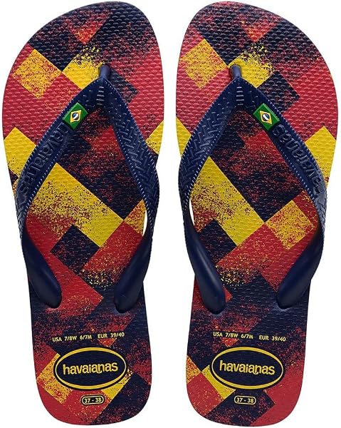 Havaianas - Brasil Logo, Infradito Iconiche, Comode E Resistenti, Strisce con la Bandiera Del Brasile E Suola Antiscivolo Con Strisce Colorate, Unisex Adulti - 3