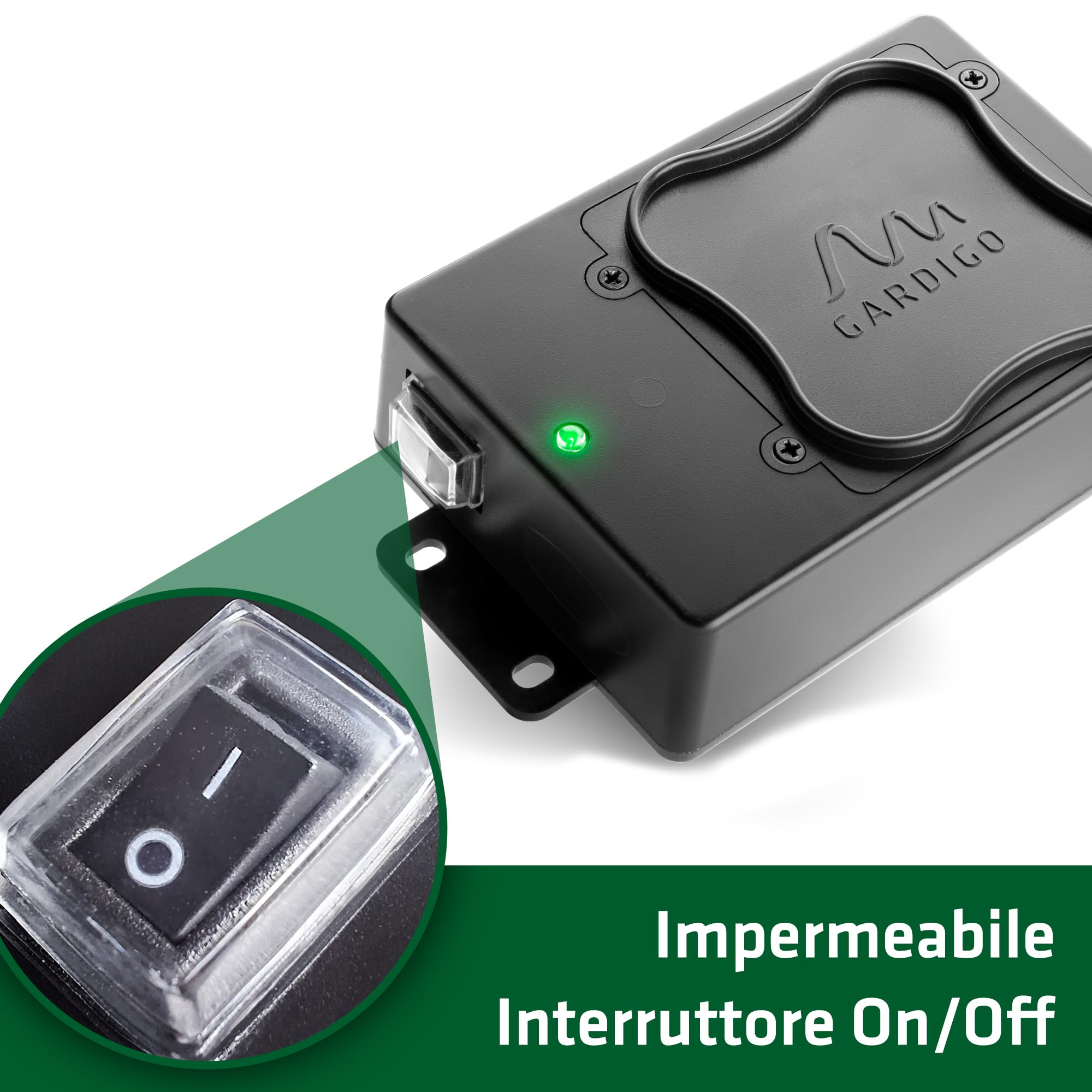 GARDIGO® Repellente Martore Auto a Batteria | Dissuasore Topi con Ultrasuoni | Sostituzione Batterie senza Rimozione | Anti Roditori Mobile per Vano Motore, Soffitta, Casa | Protezione Antiroditori