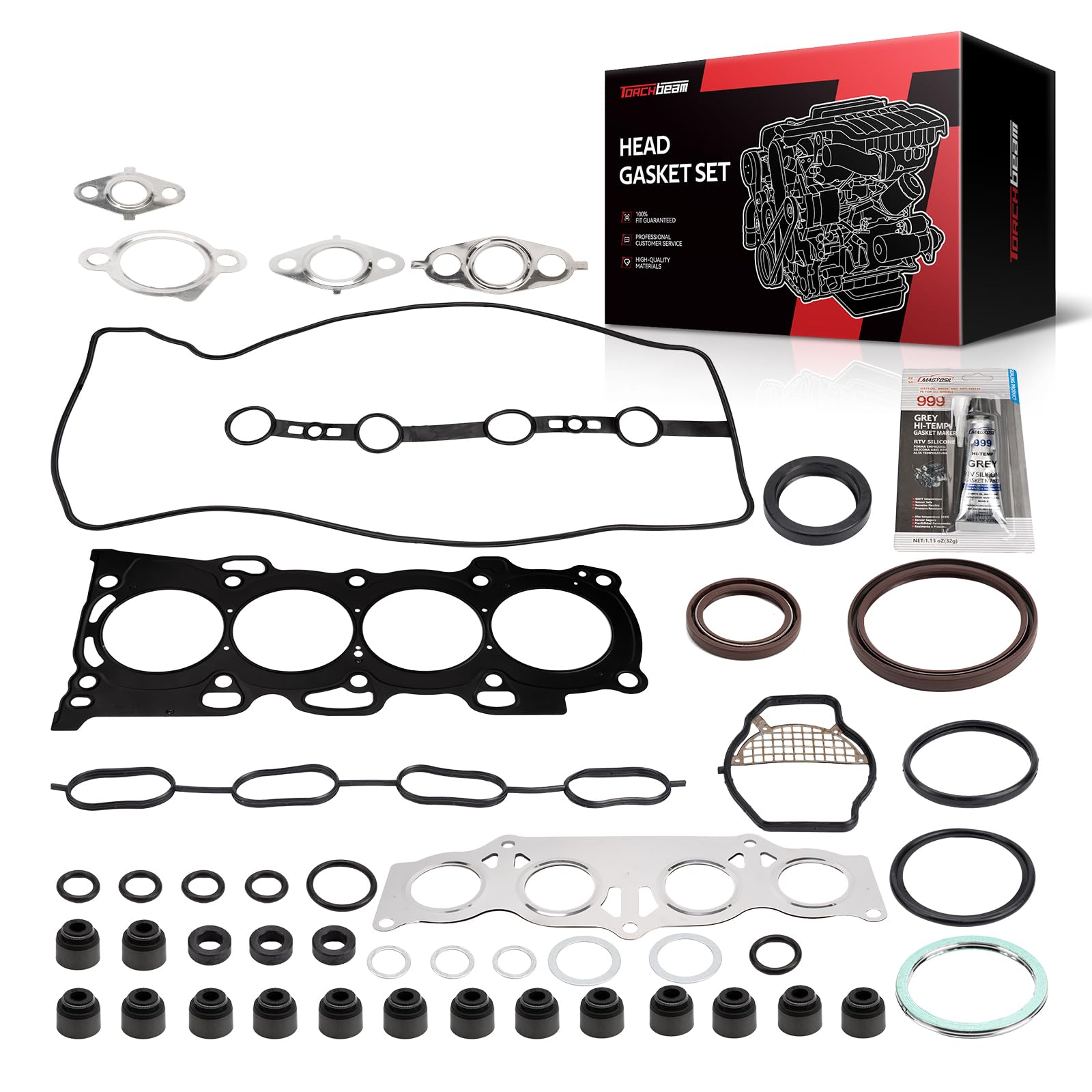 Torchbeam HS26232PT Head Gasket Set for Toyota Camry 2002-2011 2.4L