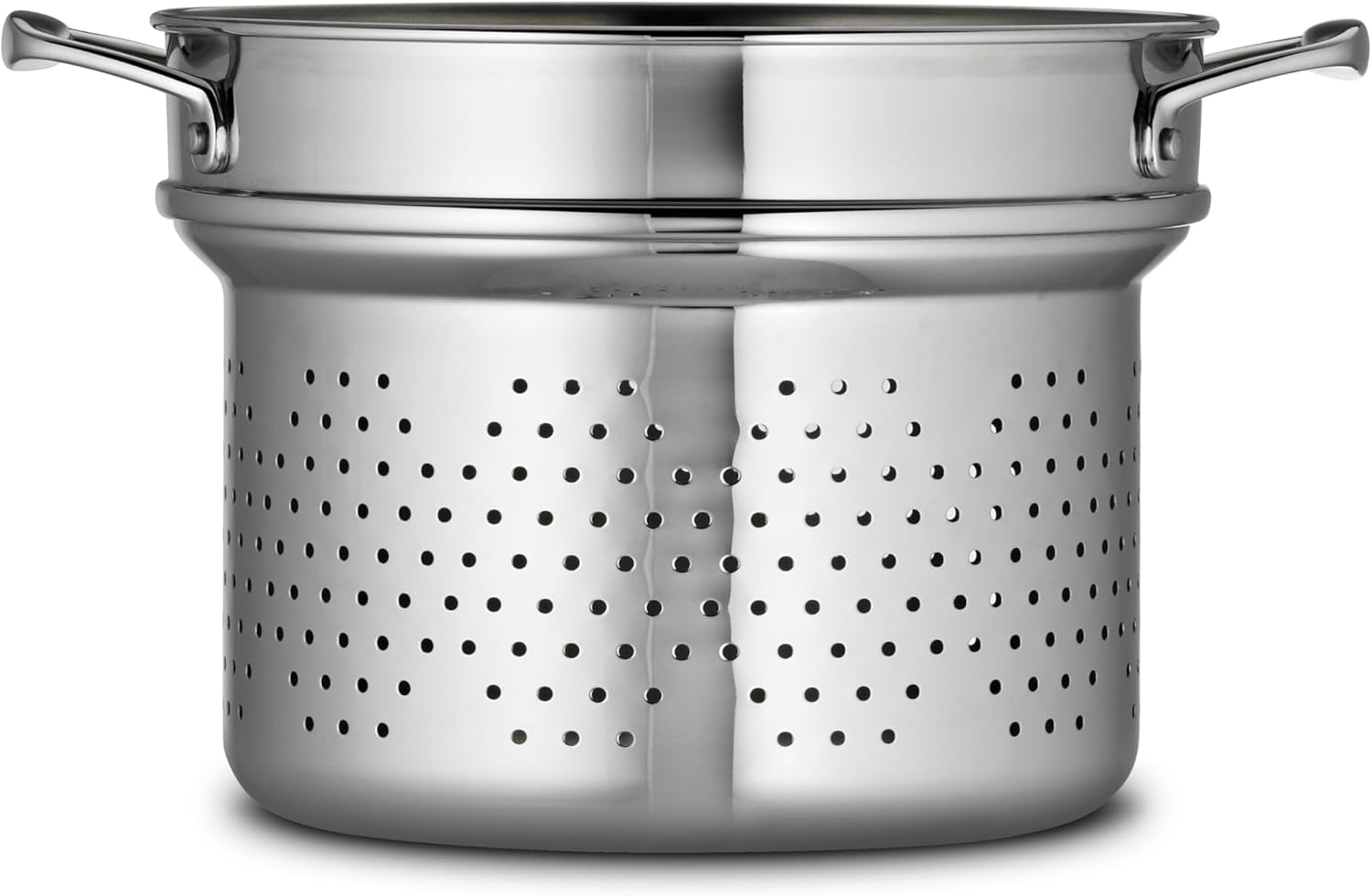 Tramontina Signature Stainless Steel Pasta Strainer Insert for Pot, Basket compatible with 8-Quart Stock Pot