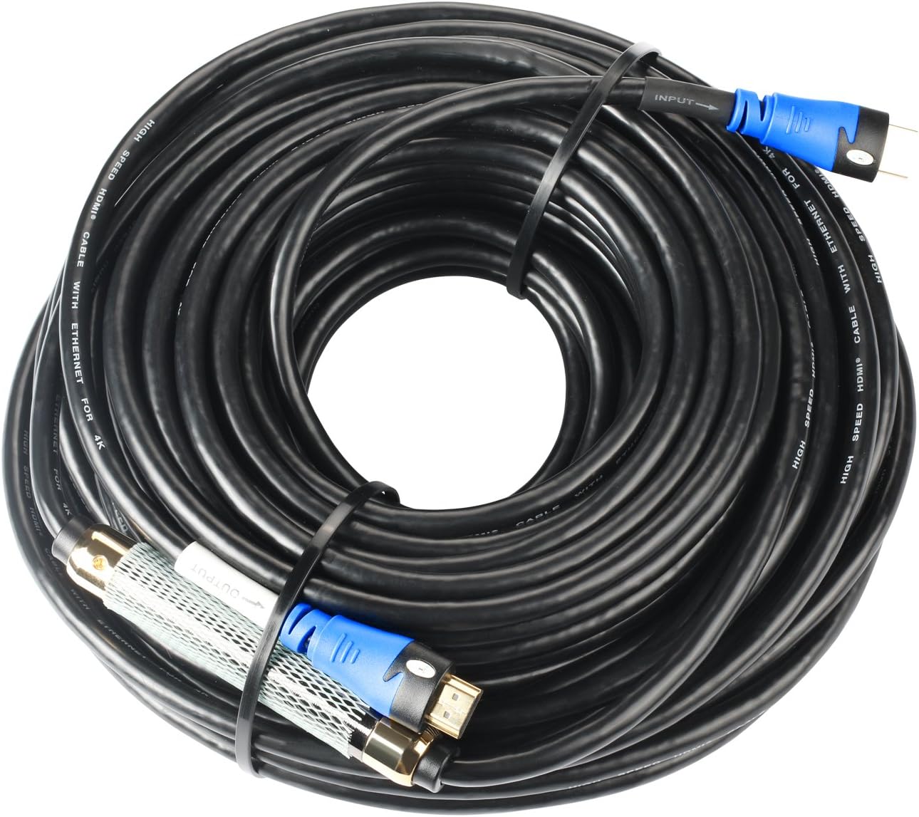 60% оƒƒ Dіѕсоunt SHD HDMI Cable 75Feet with Booster 1080P HDMI Cord 2.0V with Built-in Signal Booster CL3 Rated for in-Wall Installation Support 3D,Ethernet,1080P