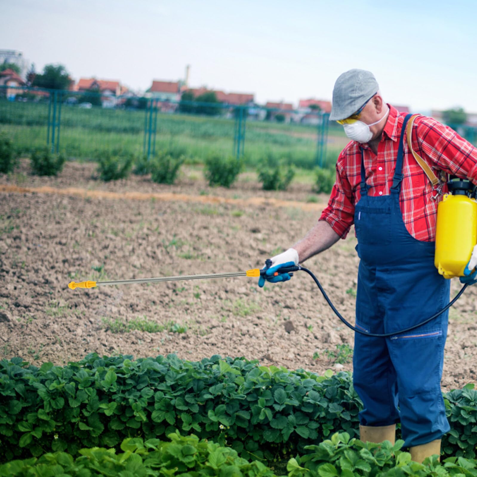 6 piezas Varillas de Pulverización de Acero Inoxidable Ajustables Repuesto Lanza Extensible para Pulverizador Agrícola Accesorios para Jardín y Riego Varitas Largas Telescópicas
