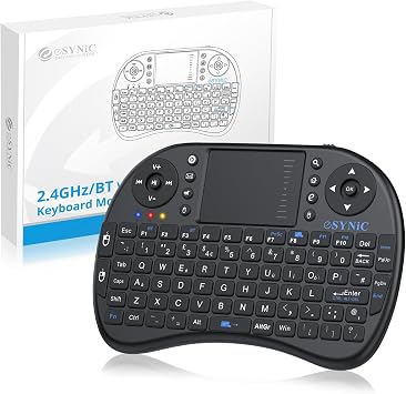 eSynic Bluetooth Mini Wireless Keyboard 2.4G XBMC Touchpad Mouse Combo