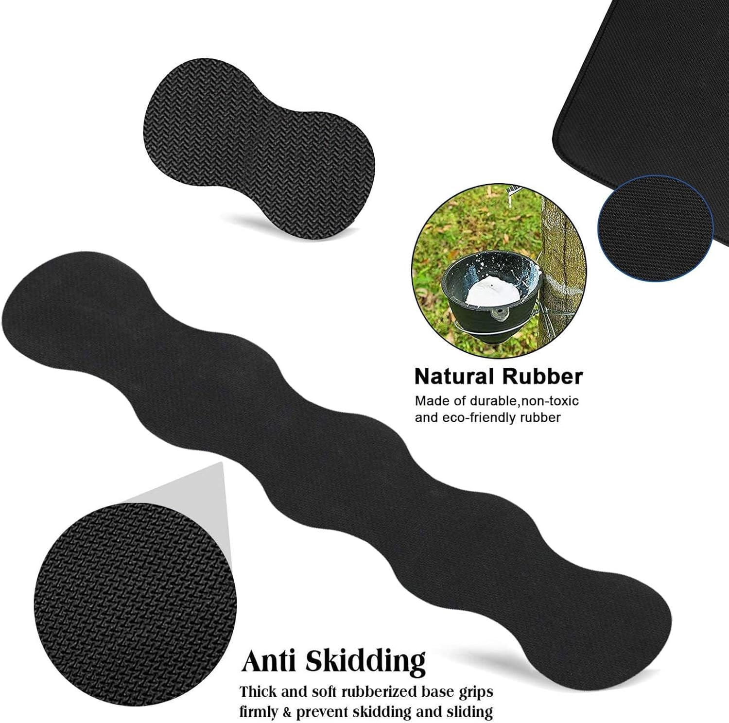 Mouse Pad Set,(31.5×11.8 in) Desk Pad + Keyboard Wrist Rest Support + Mouse Wrist Rest + Coaster for Office,Home,Computer,Laptop - 4 Cute Paw Print