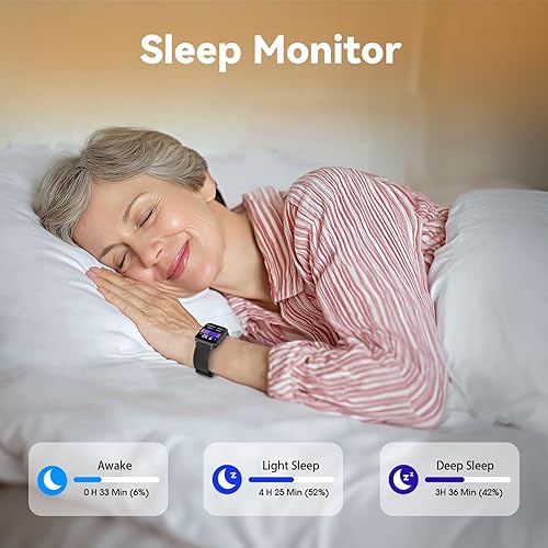 Miniatura 4 de Reloj podómetro, apto para personas mayores, no requiere aplicación/teléfono, reloj de seguimiento de fitness impermeable con contador de pasos