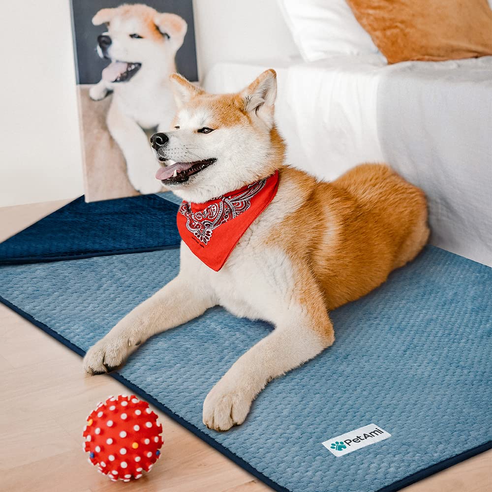 PetAmi Manta Impermeable para Perro, Manta para Mascotas XL a Prueba de Fugas para Perros Grandes, Protector de Funda de sofá, Funda de sofá de Forro Polar para Gatos, Perrera, Reversible, Lavable,
