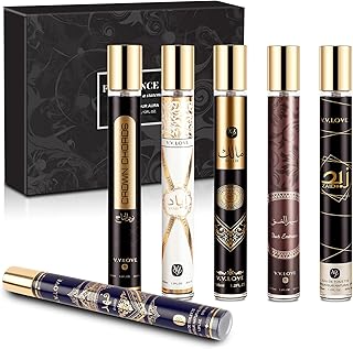 Men's Fragrance Gift Set, 6 x 35ml Long-Lasting Perfume Gifts for Men, Luxury Men's Eau de Toilette, Travel Size Cologne & Aftershave Collection Sets for Him Birthday Anniversary Valentine Christmas