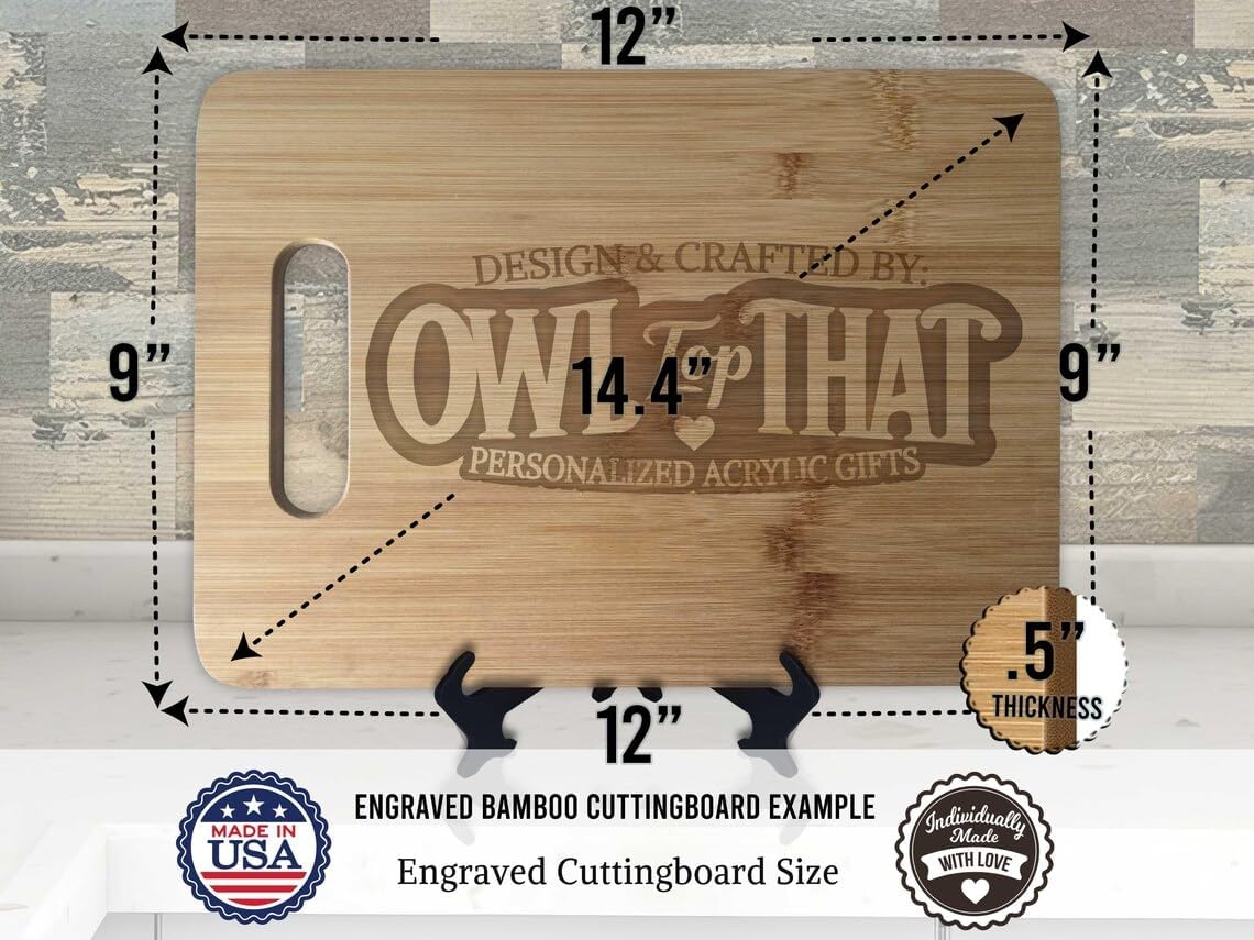 Decorative Kitchen, Personalized Cutting Board, Chopping Block, Always, Closing Gifts, Wedding Gifts, Unique Gifts