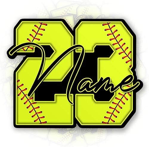 Calcomanía personalizada con nombre para casco de béisbol, sóftbol, calcomanías de vinilo troqueladas para casco duro, laptop, botella de agua,