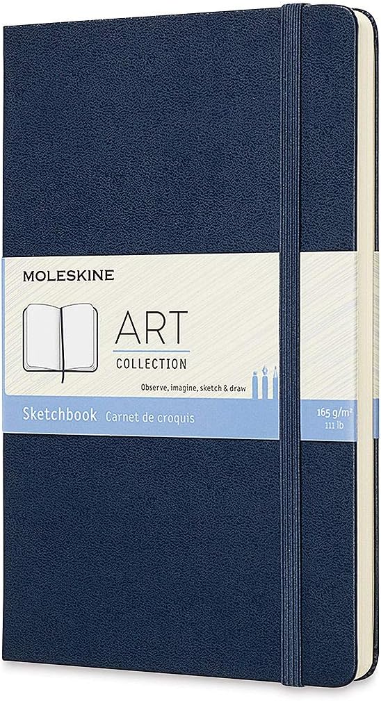 Moleskine Watercolor Art Collection Album and Sketchbook Hardcover Notebook with Elastic