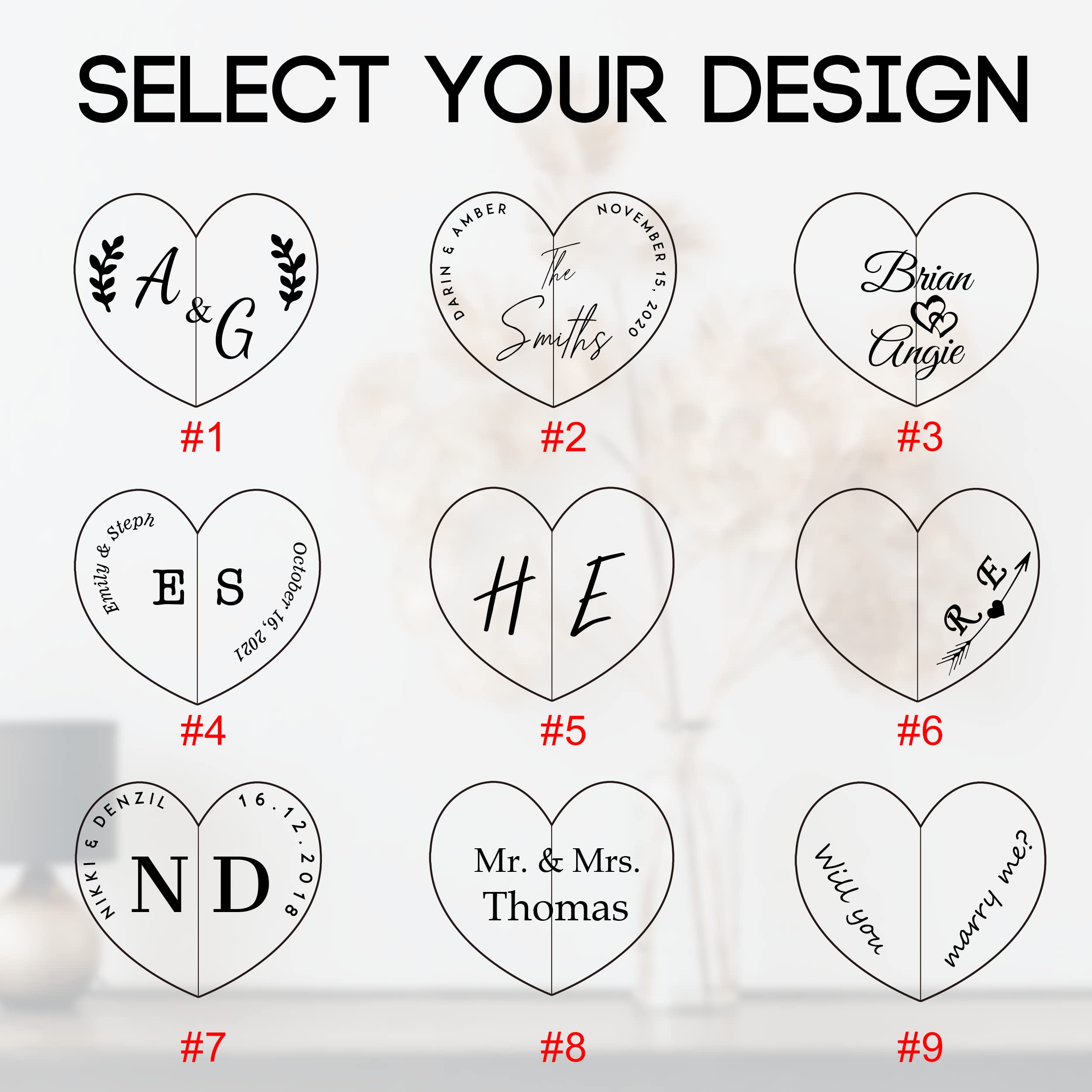 Scatola Porta Anelli A Cuore In Legno Di Noce - Doppio Interno In Velluto Per Fedi Nuziali - Foto 12